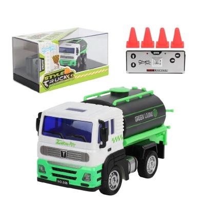 China 1:64 RC Hobby 2.4G Channel Construction Truck Mini 1:64 RC Engineering Truck Kids Radio Control Toys Electric Remote Control Cars for sale