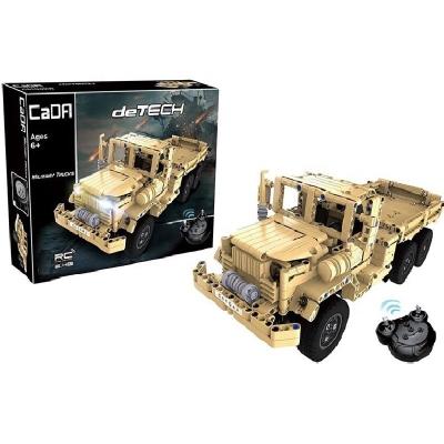 China DIY TOY Military Large Simulation Model Chassis Build Block 2.4G Function Remote Control Truck Remote Control With 545 Pcs for sale