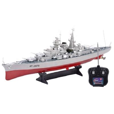 China 1:360 scale simulation radio control model toys rc boat military remote control battleship eco-friendly material toy for sale