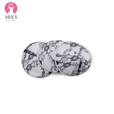 China RD01-01 hot sale reusable washable organic bamboo female breast care lace pads ABSORBENT for sale