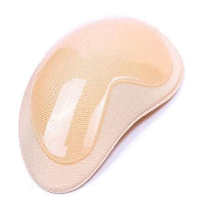 China ABSORBENT Silicone Breast Pads Super Thick Silicon Underbreast Silicone Underwear Biological Self Adhesive Invisible Chest Pad for sale