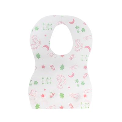 China WD02-10 Factory Wholesale Disposable Custom Logo Baby Bandana Drool Cheap Cute Bibs for sale