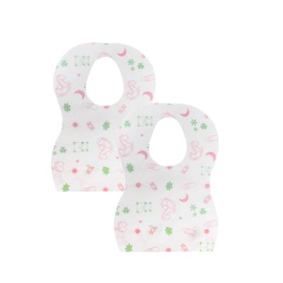 China Wholesale WD02-04 Hot Selling HOT Disposable Antibacterial Bibs Waterproof Cute Newborn Baby Bandana Drool Bibs Silicon for sale