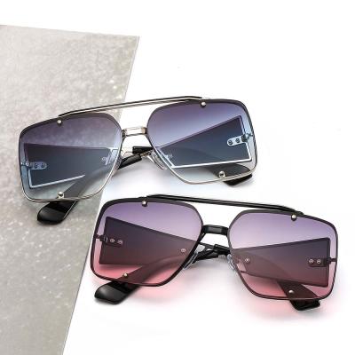 China New Style OOT1975 Double Bridge Side Lens Environmental Friendly Fashionable Sunglasses for sale