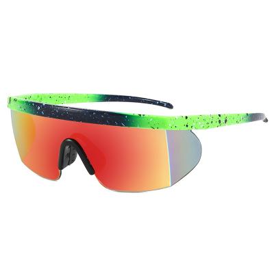 China NWOGLSS 19103 Environmental Friendly Custom Fashion One Piece Mount Sports Sunglasses 2021 for sale