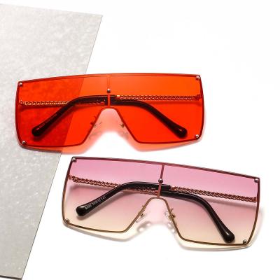 China New Arrival Fashionable Outdoor Women Sunglasses OOTS030 One Rivet Environmental Friendly Metal Lens for sale