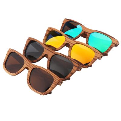 China Environmental Friendly Hot Selling Bamboo Wood Net Outdoor Polarized Sunglasses for sale