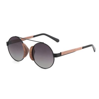 China Quality Black Walnut Environmental Friendly Mezzanine Frame Bamboo Wooden Sunglasses for sale