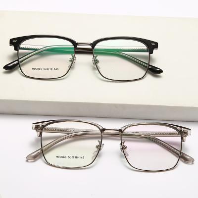 China NWOGLSS 90066 Custom Logo Square Half Border PC Environmental Friendly Prescription Glasses for sale