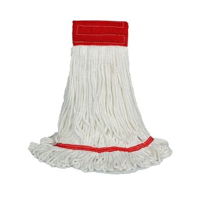 China Sustainable Commercial Heavy Duty Microfiber Mop Head With Eco-Friendly Thick Fiber For Hardwood Tile Laminate Cleaning Dry Wet Mop for sale