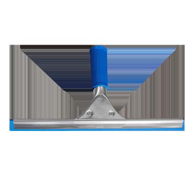 China Professional wholesale viable stainless steel squeegee with long telescopic handle for car window glass bathroom cleaning squeegee for sale