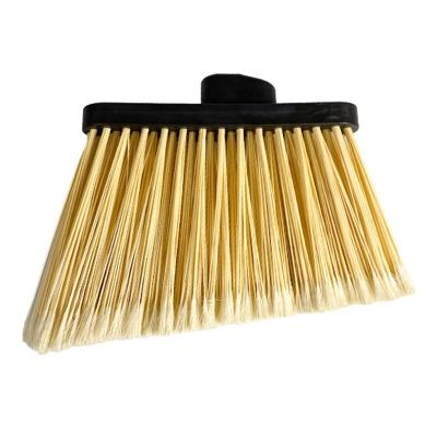 China PP Shroud /PET bristles Wholesale Duo-Sweep Flagged Angle Broom Head With 54