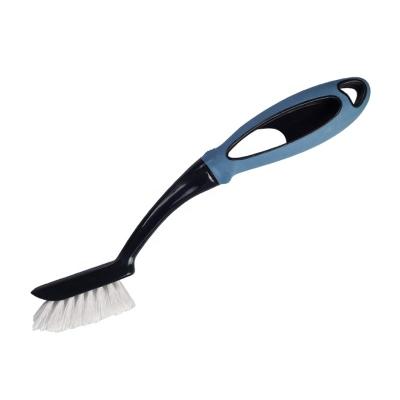 China Sustainable Hot Selling Heavy Duty Plastic Grout Tile Scrub Brush with Long Handle for Cleaning Tile Kitchen Bathroom Floor for sale