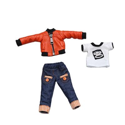 China Mini Toy Small Cute BJD Doll Clothes 1/6 Jacket Short Sleeve Doll Lovely Clothes for sale