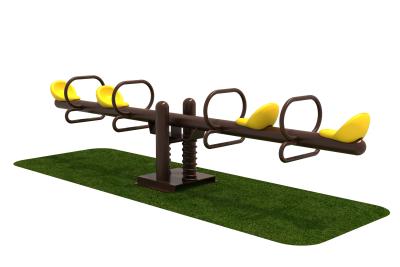 China Childrens Plastic Seesaw , Seesaw Play Equipment Capacity 4 People for sale