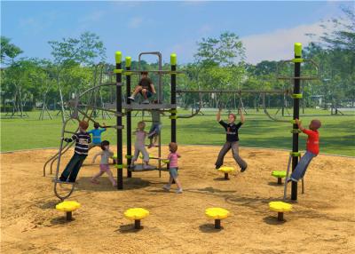 China Equipo físico al aire libre galvanizado del equipo al aire libre de acero del juego para los niños en venta