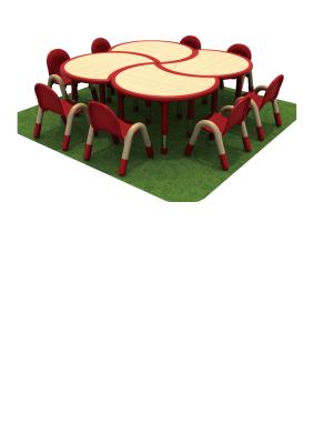 China Durable Childrens Table With 4 Chairs , Kids Furniture Table And Chairs for sale