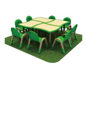 China Fireproof Kids Indoor Table And Chairs For Preschool Easy Assemble for sale