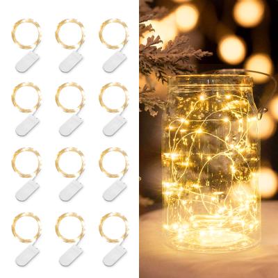 China Fast Shipping LED Mini Fairy Battery Operated Copper Wire Indoor Fast String Lights 7 20 Feet Flexible Decoration Festival DIY Waterproof For Wedding Party for sale