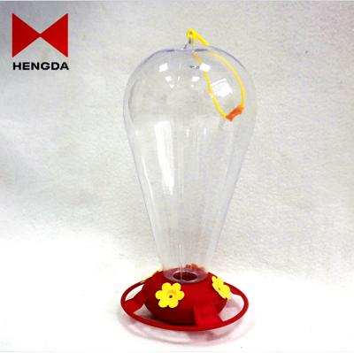 China Hummingbird Bird Feeder Sustainable Hanging Plastic Drinker for sale