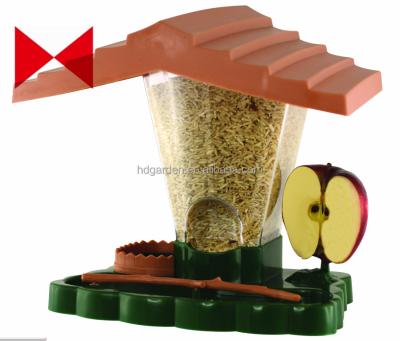 China Viable Hanging Bird Feeder Dish Red Green Outdoor Fruit for sale