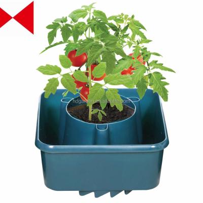 China Eco - Friendly Raised Garden Planter Tomato Bed Grow Box Outdoor Vegetables Drain Hole Plastic for sale