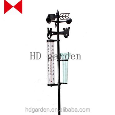 China All Garden Plastic Weather Station with Rain Gauge for sale