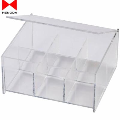 China Sustainable Organizer Storage Box - Clear Tea Bag Holder Tea Bag Plastic for sale