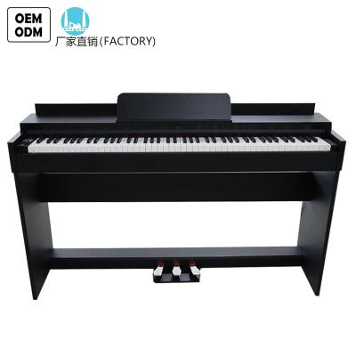 China Black Digital Piano 88 Keys Best Electronic Digital Piano Weighted Keyboard for sale