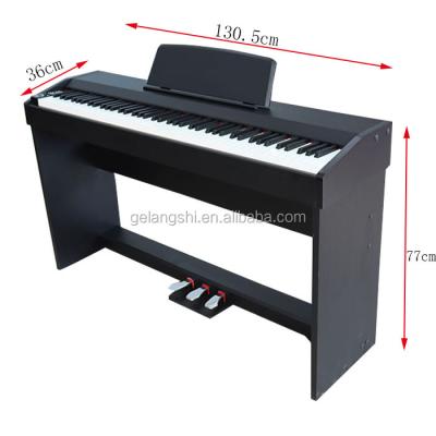 China Digital OEM 88 Master Piano Black Piano Hammer Action for sale