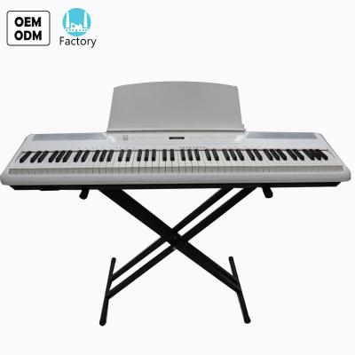 China Plastic Professional Musical Keyboard Digital Piano 88 Keys Portable Type for sale