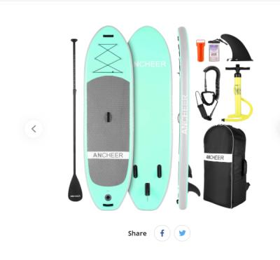 China Unisex Hot Selling Inflatable SUP Board Inflatable Surfboard Stand Up Paddle Board OEM or ODM for sale