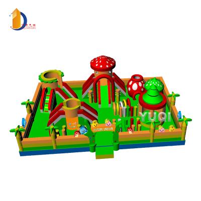 China Hot Sale Inflatable Amusement Park Fun City Inflatable Amusement Park For Kids for sale