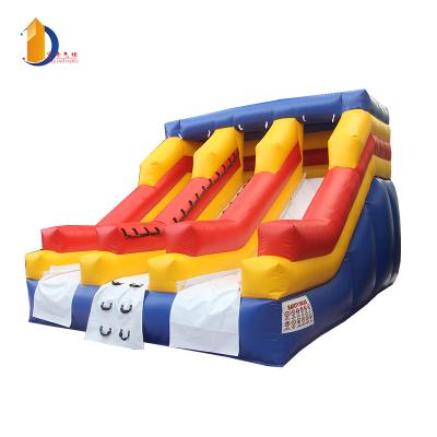 China With EN71 Inflatable Pool Slide For Amusement Park With Swimming Pool for sale