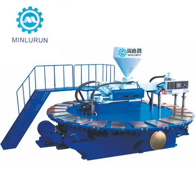 China Nice Quality PVC Air Blowing Injection Machine for Slipper Shoe Machine Made in China Te koop