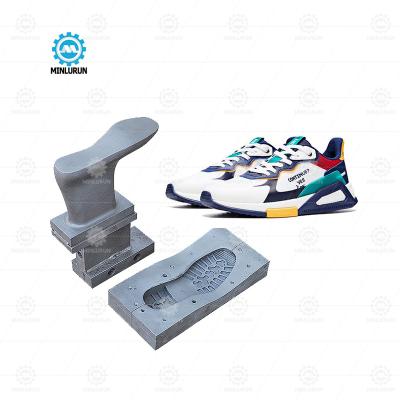 China Aluminium shoes mold with good quality come from wenzhou PVC TPR DIP shoe mould Factory for injection student sports canvas for sale