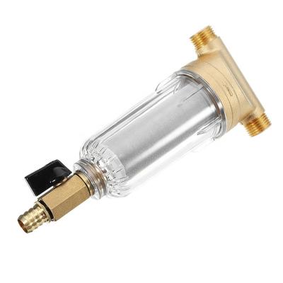 China Household Tap Water Purifier Brass Sediment Filter Pre Whole House Water Purifier for sale