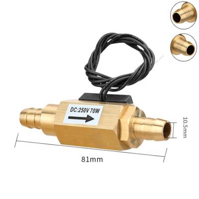 China Piston Water Heater Flow Switch Quick Connection Copper Water Flow Switch for sale