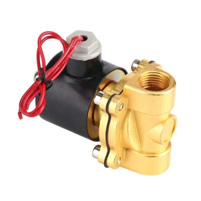 China General Air Compressor Spare Parts 2Inch Water Mini Electric Solenoid Valve 220V AC for sale