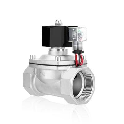 China DC12V/24V AC220 General Stainless Steel Water Solenoid Valve for sale