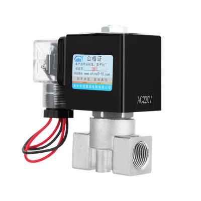 China General Material AC220V/DC12V/DC24V/Normal Temperature General Of Stainless Steel Solenoid Valve for sale