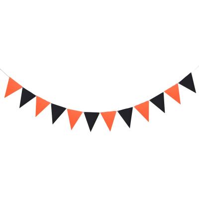 China New Design Nonwoven Party Flags Wedding Bunting Garland Flags Party Decoration Supplies Colorful Banner Birthday Pennant Baby Shower for sale