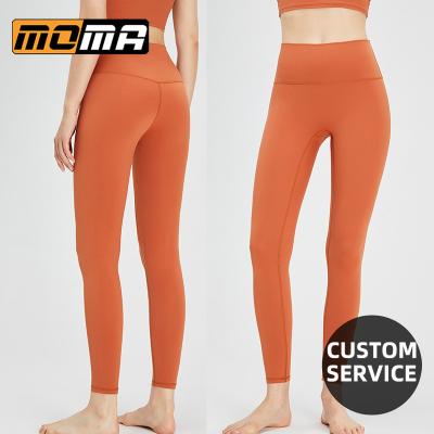 China New Products Breathable Customized Outdoor Sports Pants Double High Waist Yoga Gym Tight V Gaiters for sale