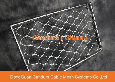 China Flexible Stainless Steel Wire Rope Security Fence For Zoo Mesh for sale