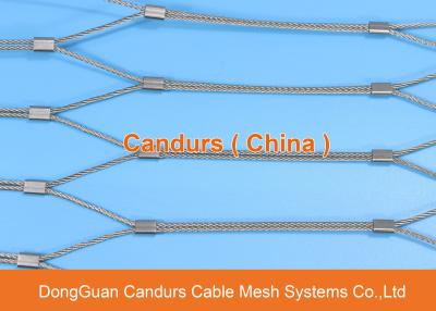 China Stainless Steel Flexible X Tend Handmade Rope Mesh For Bridge Safety for sale