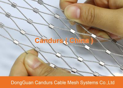 China Flexible Stainless Steel Cable Rope Mesh For Green Plant Climbing for sale