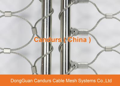 China El guardar flexible/que cerca del balcón de la cuerda de alambre de acero inoxidable la malla en venta