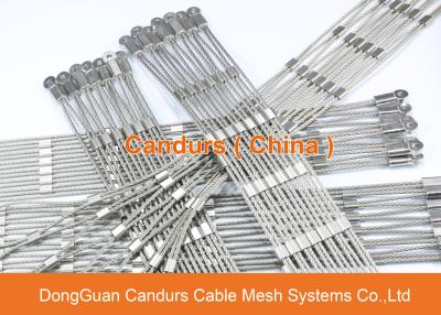 China Flexible Stainless Steel Building Safety Net For Building Surface for sale