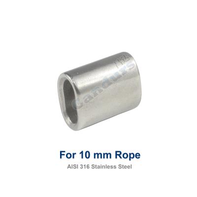 China 1 mm -18 mm Precision 316 Stainless Steel Crimping Sleeve For Wire Rope Sling for sale