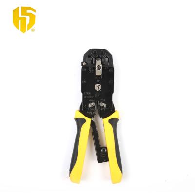 China Modular Network Crimping Tool Cat7 Cat6 Plug Cable Crimper Crimping Tool for sale